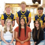 Greybull High School’s senior class royalty nominees include, from left top row Bennett Sanford, Cord Edeler and Jesse Brown. Bottom row Madison Aanerud, Perla Rodriguez Davila and Sara Trocino. Lisa Kunkel