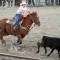 Lacee Good ropes in the Greybull Days of '49 rodeo Saturday. Lisa Kunkel