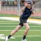 Landen Craft participates in a drill during football practice at GHS Monday, Aug. 17. Avery Howe